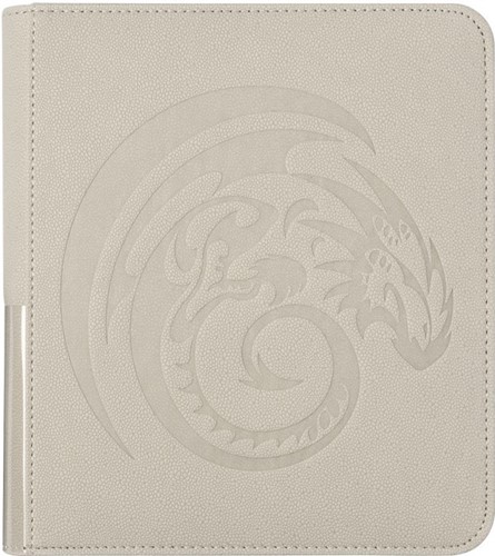 ARCT38212 Dragon Shield Card Portfolio Zipster Small Binder - Ashen White published by Arcane Tinmen