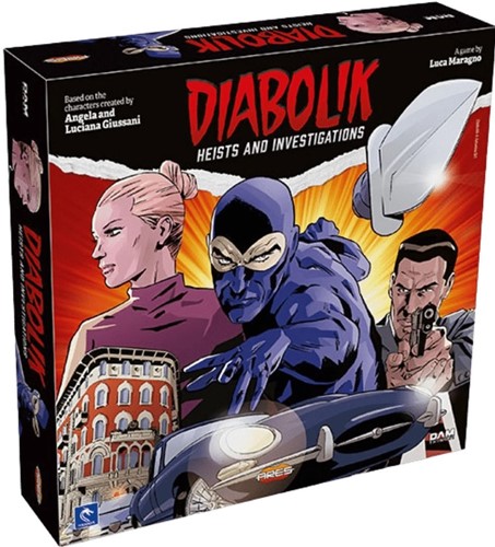 AREARTG017 Diabolik Board Game: Heists And Investigations published by Ares Games
