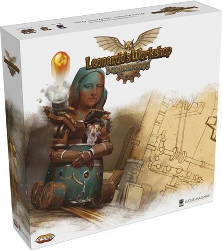AREDNXP10LW Dungeonology Board Game: The Expedition Leonardo's Workshop Expansion published by Ares Games