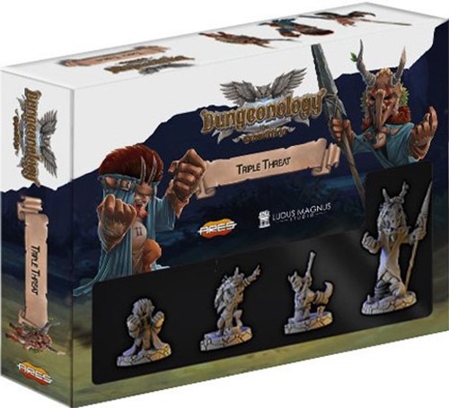 AREDNXP12TT Dungeonology Board Game: The Expedition Triple Threat Expansion published by Ares Games