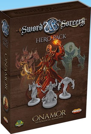 AREGRPR106 Sword And Sorcery Board Game: Onamor Hero Pack published by Ares Games