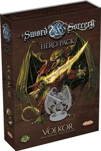 AREGRPR107 Sword And Sorcery Board Game: Volkor Hero Pack published by Ares Games
