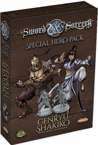 AREGRPR204 Sword And Sorcery Board Game: Genryu And Shakiko Hero Pack published by Ares Games