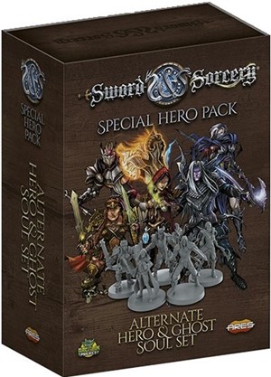 2!AREGRPR207 Sword And Sorcery Board Game: Alternate Hero And Ghost Souls Set Hero Pack published by Ares Games