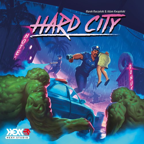 AREHEXY101 Hard City Board Game published by Hexy Studio