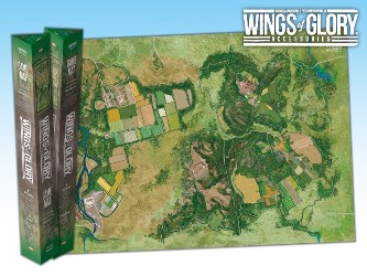 AREWGA502A Wings of Glory: Countryside Game Mat published by Ares Games