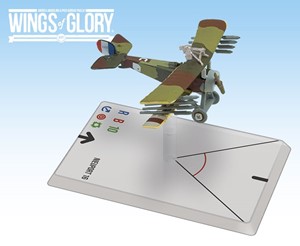 AREWGF125C Wings of Glory World War 1: Nieuport 16 (Escadrille Lafayette) published by Ares Games