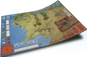 2!AREWOTR019 War Of The Ring Board Game: Deluxe Game Mat published by Ares Games