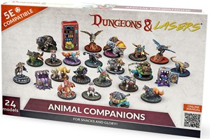 3!ARSDNL0011 Dungeons and Lasers: Animal Companions Miniatures published by Archon Studio