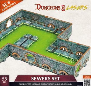 ARSDNL0044 Dungeons And Lasers: Sewers Set published by Archon Studios