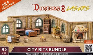 2!ARSDNL0045 Dungeons And Lasers: City Bits Bundle published by Archon Studios