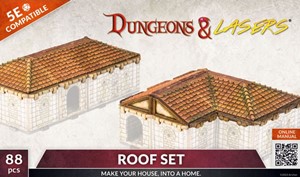 ARSDNL0047 Dungeons And Lasers: Roof Set published by Archon Studios