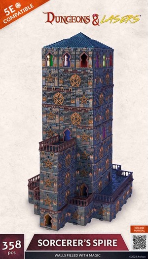 2!ARSDNL0065 Dungeons And Lasers: Sorcerer's Spire published by Archon Studio