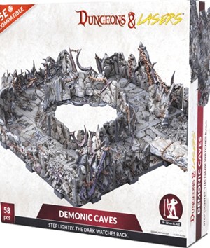 3!ARSDNL0116 Dungeons and Lasers: Demonic Caves published by Archon Studio