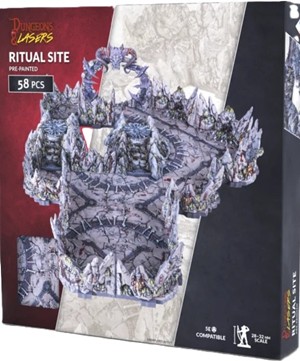 3!ARSDNL0117 Dungeons and Lasers: Ritual Site Pre-Painted published by Archon Studio