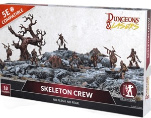3!ARSDNL0122 Dungeons and Lasers: Skeleton Crew Miniatures published by Archon Studio