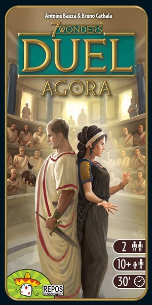 ASM7DAGEN01 7 Wonders Duel Card Game: Agora Expansion published by Asmodee