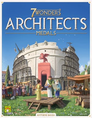 ASMARCMEDEN01 7 Wonders Card Game: Architects: Medals Expansion published by Asmodee