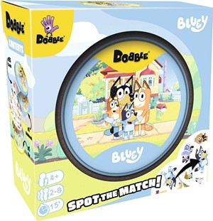 ASMDOBBLU07EN Dobble Card Game: Bluey published by Asmodee
