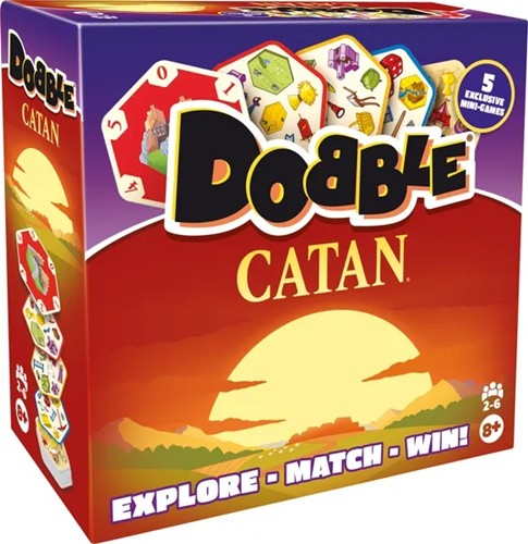 ASMDOBCAT08EN Dobble Card Game: Catan published by Asmodee