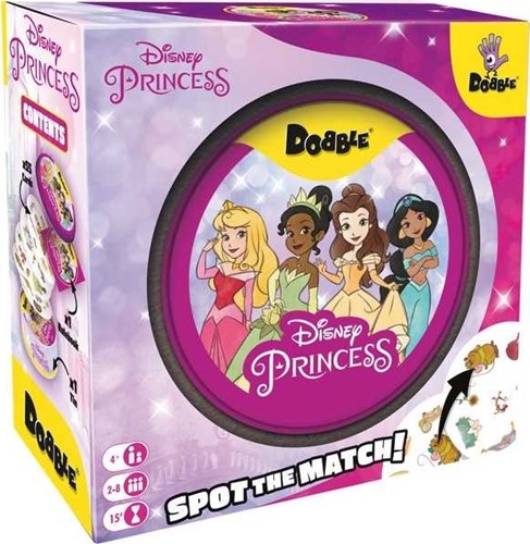 ASMDOBDP201EN Dobble Card Game: Disney Princess 2022 Edition published by Zygomatic