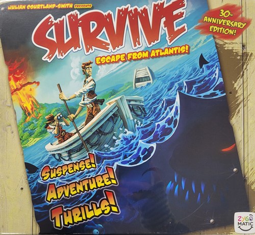 ASMISL01 Survive: Escape From Atlantis Board Game 30th Anniversary Edition published by Zygomatic