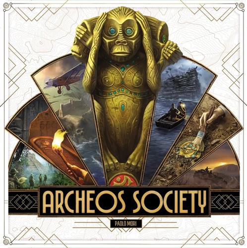 ASMSCARC01EN Archeos Society Board Game published by Asmodee