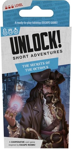 ASMSCUNLSH06EN Unlock Card Game: Short 6 - The Secrets Of The Octopus published by Asmodee