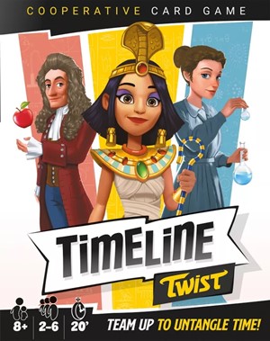 ASMTIMET01C110EN Timeline Twist Card Game published by Asmodee