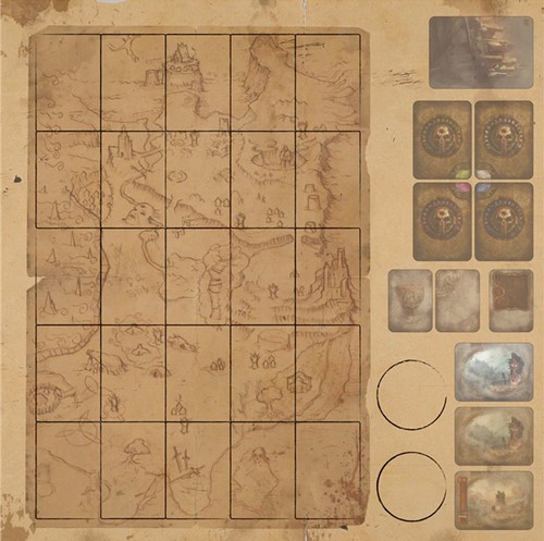 AWATGENGPMAT Tainted Grail Board Game: Playmat published by Awaken Realms