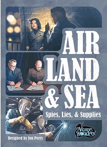 AWGAW03ASX1 Air Land And Sea Card Game: Spies Lies And Supplies published by Arcane Wonders