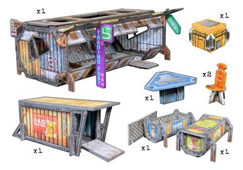 BATBSTSFE009 Core Space Board Game: First Born Trade Container published by Battle Systems Ltd