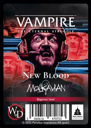 2!BC0034 Vampire The Eternal Struggle (VTES): 5th Edition New Blood: Malkavian Starter Deck published by Black Chantry