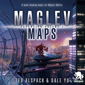 2!BEZMAGX Maglev Metro Board Game: Maps Volume 1 published by Bezier Games