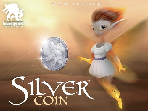 BEZSLVC Silver Coin Card Game published by Bezier Games