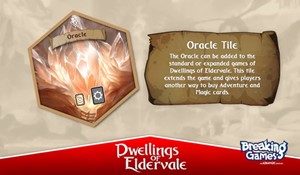 2!BGZ115833 Dwellings Of Eldervale Board Game 2nd Edition: Oracle Tile Expansion published by Breaking Games