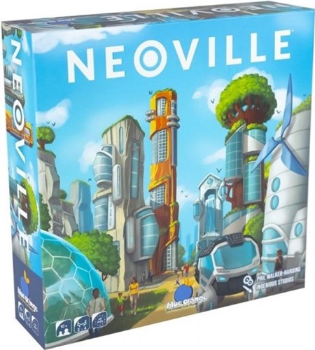BLU09040 Neoville Board Game published by Blue Orange Games