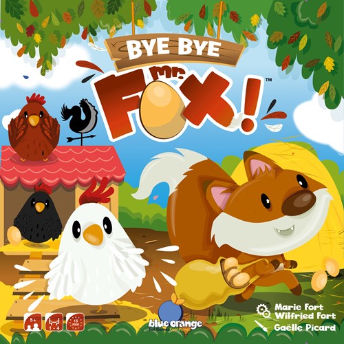 BLUBYE01 Bye Bye Mr Fox Board Game published by Blue Orange Games