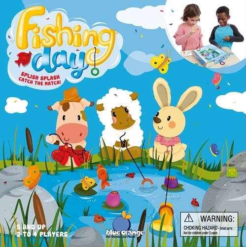 BLUFD01 Fishing Day Game published by Blue Orange Games