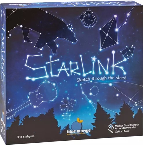 BLUSTAR Starlink Party Game published by Blue Orange Games