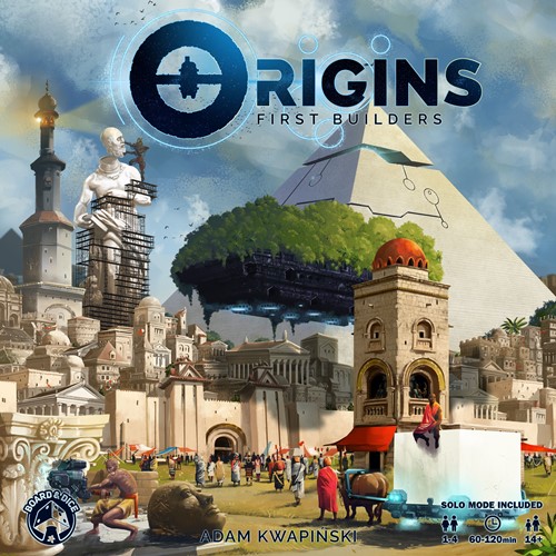 BND0058 Origins Board Game: First Builders published by Board And Dice