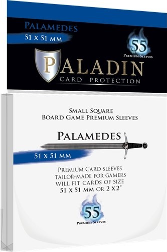 55 x Paladin Card Sleeves: Palamedes (51mm x 51mm)