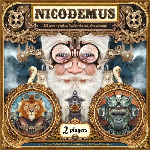BOMNIC01EN Nicodemus Board Game published by Studio Bombyx
