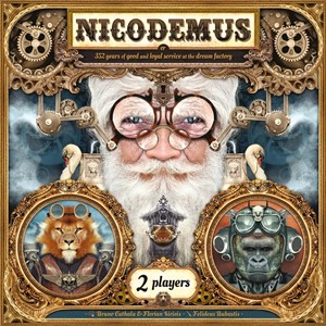 2!BOMNIC01EN Nicodemus Board Game published by Studio Bombyx