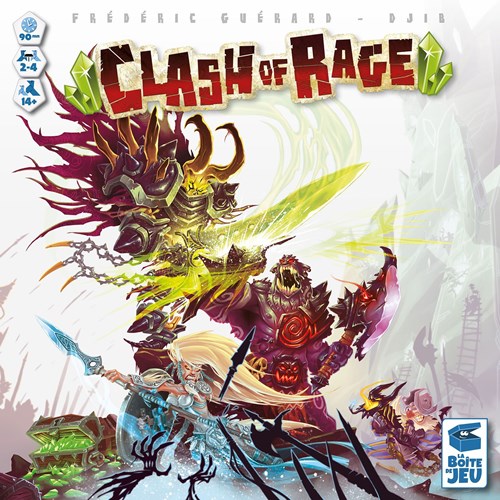 BRECOR01 Clash Of Rage Board Game published by La Boite De Jeu