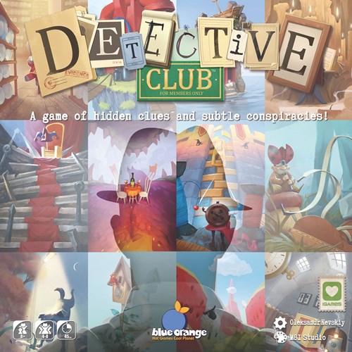 BREDEC1803 Detective Club Board Game published by Blue Orange Games