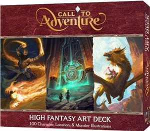 2!BRW351 Call To Adventure Board Game: High Fantasy Art Deck published by Brotherwise Games