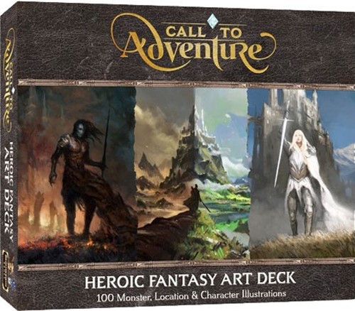 BRW368 Call To Adventure Board Game: Heroic Fantasy Art Deck published by Brotherwise Games