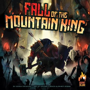 2!BTI6002 Fall Of The Mountain King Board Game published by KTBG Burnt Island Game