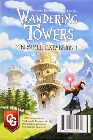 2!CAPABTOW02 Wandering Towers Board Game: Mini-Spell Expansion 1 published by Capstone Games